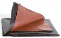 Economy Koi Fish Pond Garden Liner 328X 229 10m x 7m Reversible Black or Brown Color Flexible Backyard Liners for Ponds, Water Features, Fountains, Waterfall Lining, Water Gardens