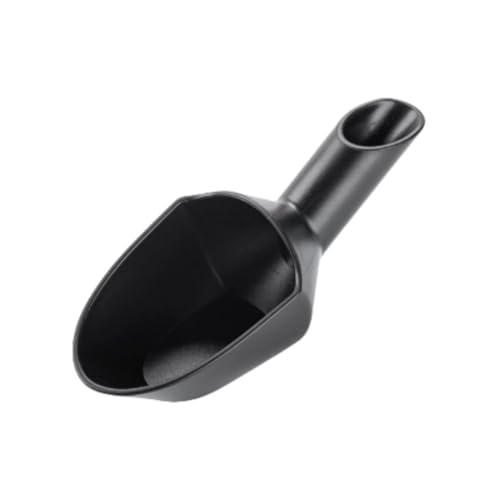 JQQJコーヒー生豆スクープ ロースターズスペシャルカフェ 大容量コーヒー豆スクープコーヒー 豆 、フードスクープ/コーヒーディスペンサーちりとり/グリーンビーンズスクープ/ベーキング調理済み豆スクープ/小麦粉スクープ (ブラック)