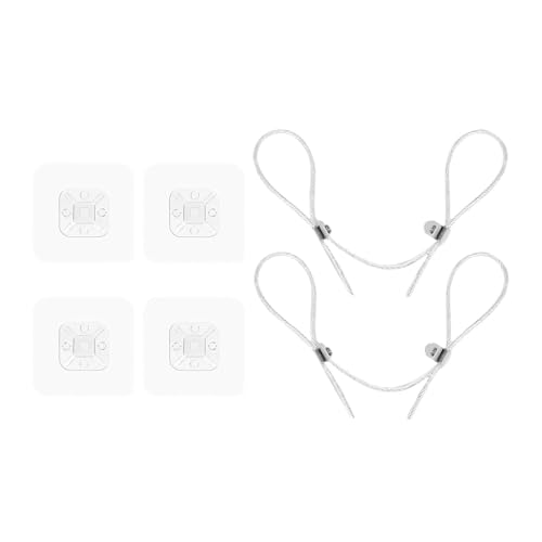 FewNvWa Kit de Anclajes para Muebles Y Correas de para Televisores de, Ideales para Estanterías Y Librerías.