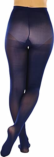 Image of ToBeInStyle Women's Nylon Solid Opaque Pantyhose Tights