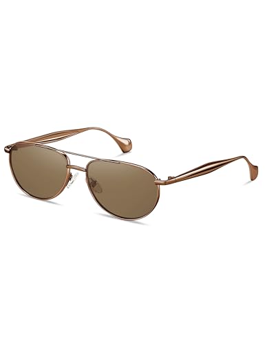 Appassal Retro Oval Aviator Sunglasses