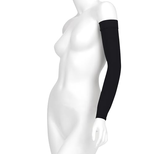 Image of Juzo Dynamic Varin 3512 30-40 mmHg Compression Armsleeve with Silicone Top Band, Long