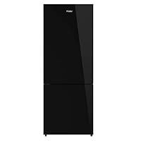 Haier 320 L 2 Star Inverter Frost-Free Double Door Refrigerator (HRB-3404PBG-E, Black Glass)