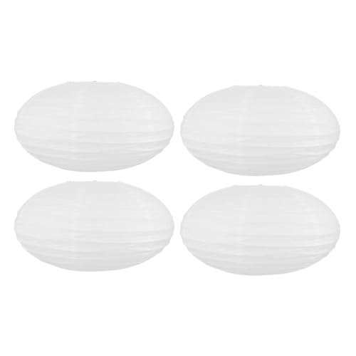 HOMSFOU Foldable Paper Lantern Lampshade 15.7 Inch Traditional DIY Handmade Lantern Cover for Party and Home Decoration