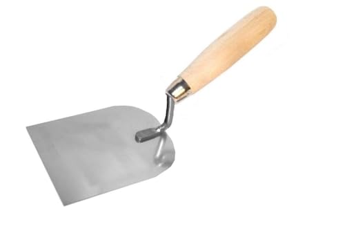 Stuckkelle mit breitem Edelstahl-Rand, Eimerkelle, Putz, Heimwerker-Werkzeug, 3 Stück