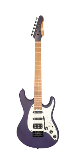 MARS Guitarra Eléctrica (See Thru Purple)