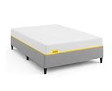 Nooz Essential Colchón King 20 cm + Base Metal Tipo Box Gris | Espuma Alta Densidad, Soporte Firme y Base Práctica Sin...