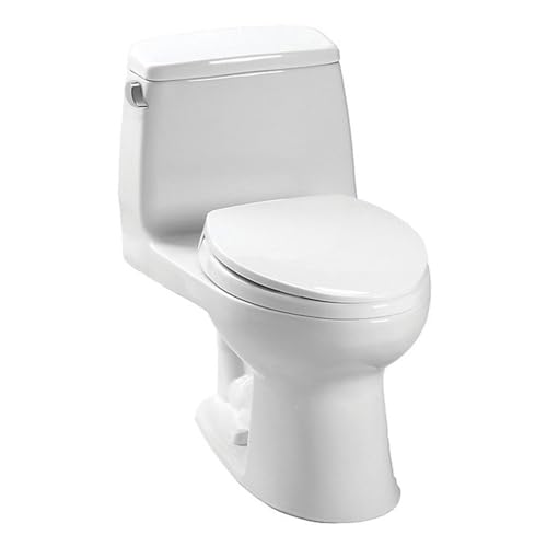 TOTO MS853113E#01 Eco Ultramax Round Front One Piece Toilet, Cotton White