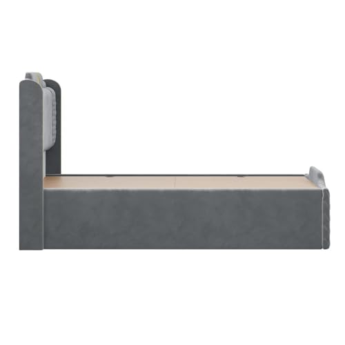 Image of Wakefit Velura King Size Storage Upholstered Bed