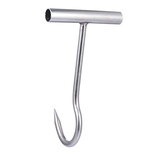 OFFSCH Crochet Viande Acier Inoxydable Pour Cuisson Crochet De Boucherie Forme De t à Désosser Pour Barbecue Et Fumerie