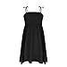 Blczomt Girls Spring Dress Casual Sleeveless Fashion Solid Vacation Sundress Trendy Loose Pleated Beach Camisole Dresses