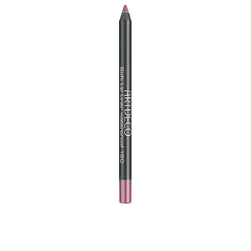 Artdeco Soft Lip Liner a prueba de agua lápiz delineador de labios 190, Cool Rose, 1.2g