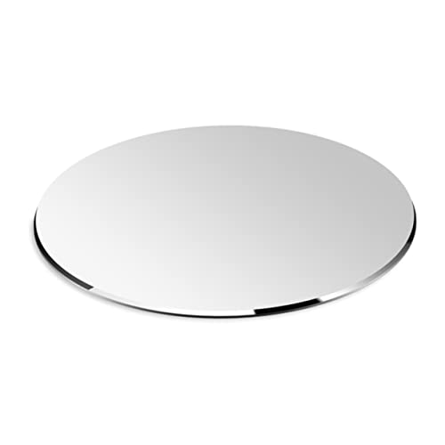 Operitacx Tapis De Souris Rond 20 Cm en Aluminium Antidérapant pour Bureau Et Jeu Surface Lisse Accessoire Informatique Pratique Et Élégant