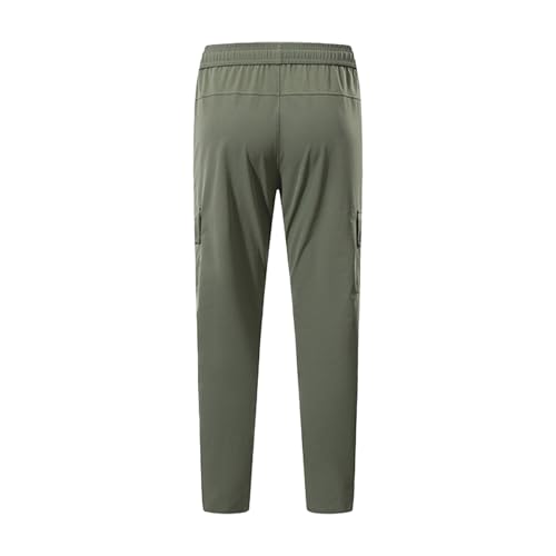 Pantalon cargo décontracté homme coupe droite résistant travail - 4