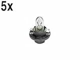 BMW e31 e32 e34 e36 Bulb Dashboard Instruments (x5 bulbs) black base