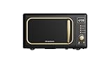 FRIGIDAIRE EMW788RETRO 0.7 cu. Ft. Retro Microondas, Negro-Dorado