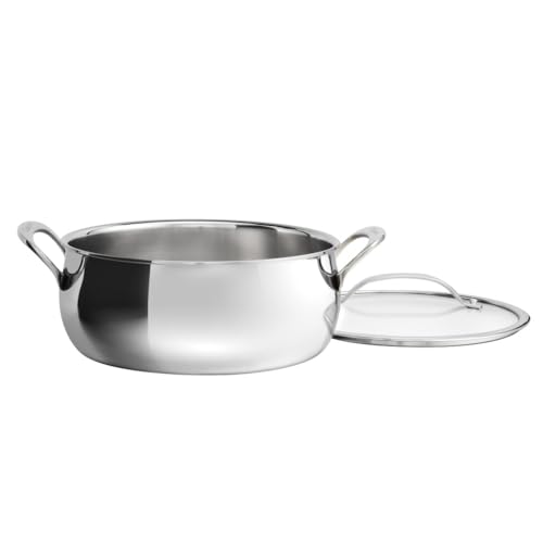 Cuisinart PureClad Triple Ply Stainless Steel 4.5 Qt. Dutch Oven w/Cover PCT3545-24
