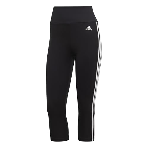 adidas Women's HIGH RISE 3-STRIPES 3/4 SPORT TIGHTS TIGHTS