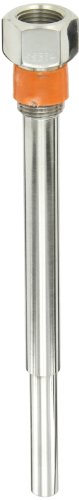 PIC Gauges TW-ST09-22S2 304 SS Standard Thermowell for Industrial Bimetal Thermometers, Stepped Style, 9