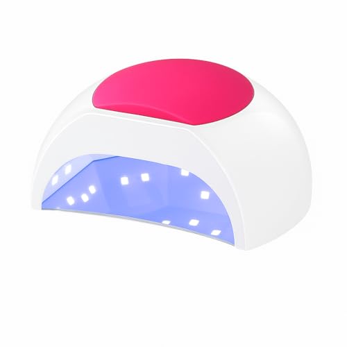 Lampada Unghie UV LED Professionale 48W con Sensore Automatico e 4 Timer (10s/30s/60s/90s) | 33 LED per Gel e Smalto Semipermanente, Asciugatura Rapida e Sicura