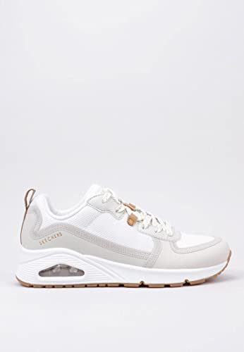 Skechers Women's Uno Frosty Kicks Sneaker, Beige, 5.5 UK