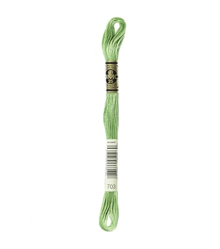 Image of DMC 6-Strand Embroidery Cotton Bundle - Chartreuse Color Family - 3 Skeins of Thread - 8.7yd Skeins