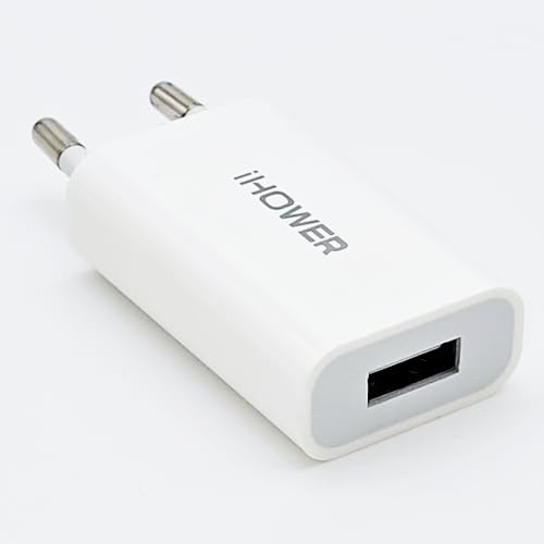 Chargeur USB Universel, 5V/1,2A, Adaptateur Secteur Compact, Compatible avec iPhone, Tablette, Samsung, Smartwatch