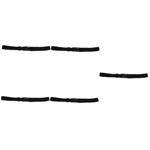 Ceinture porte-monnaie cachée élastique UPKOCH noire en tissu extensible