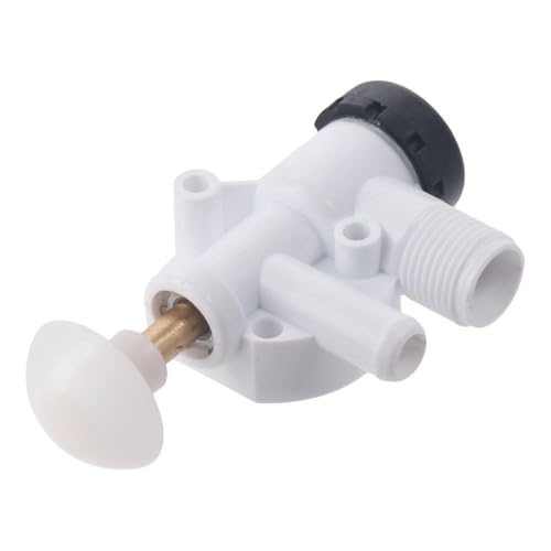 Image of RV Toilet Water Valve Kit, Polymer Construction Accessories Assembly Replacement Fit for Sealand, for EcoVac, for VacuFlush Toilet Models