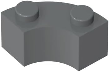 85080 Round Brick Round Corner 2x2 Macaroni, 50 PCS