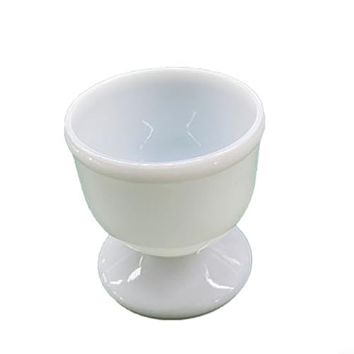 CWOQOCW Eierbecher, 4/8 Stück gekochte Eierhalter Becher für Frühstück, langlebige Kunststoff-Silikon-Eierbecher-Set, weiß (8 Stück) – Bild 6
