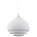 Produktbild EGLO Pendelleuchte Camborne, 1 flammige Hängelampe modern, Hängeleuchte aus Metall, Esstischlampe in Weiß, Wohnzimmerlampe hängend mit E27 Fassung, Ø 29 cm