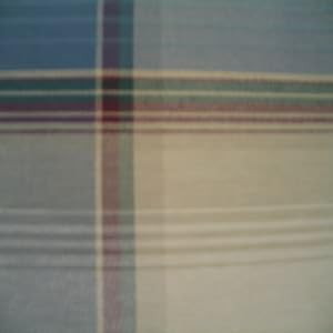 54" Wide Upholstery Fabric Plaid Large Blue, Tan, Rust, and Green Upholstery Fabric Sold by The Yard