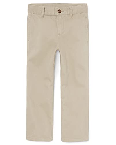 The Children's Place boys Chino Pants, Sand Wash, 7 slim