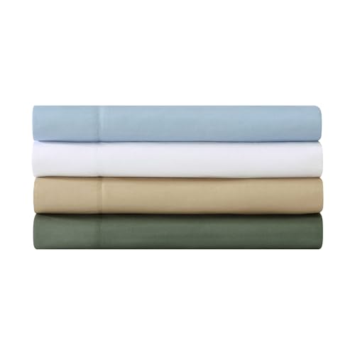 Eddie Bauer - Sheets, Super Soft Bedding with Matching Pillowcases, Temperature-Regulating Fabric, All-Around Comfort, Solid Room Essentials (Logan White, Queen) by Eddie Bauer - Used condition - Image 6