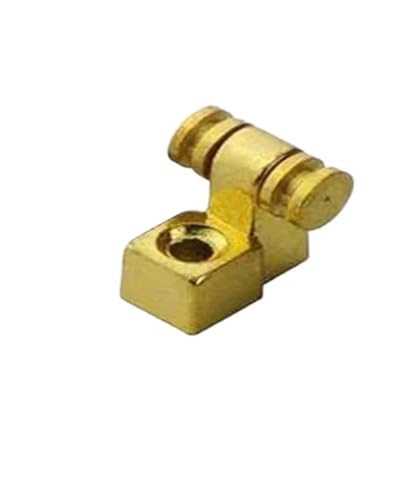 Guide de corde pour éliminer les bruits de vibration sur tête de guitare électrique dorée
