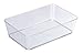 Produktbild WENKO Ablage Candy, praktische Badezimmerablage für Badaccessoires, Aufbewahrung & Organisation in Bad & Gäste-WC in elegantem Design aus hochwertigem Kunststoff, BPA-frei, 22 x 14 x 6 cm, Transparent
