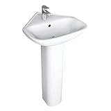 Eden Corner Pedestal Lavatory 17-3/4' W x 18-3/4' D x 32-1/4' H