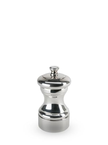 PEUGEOT - Mignonnette 10 cm Pepper Mill - Classic Grind System - Silverplated - Lifetime Guaranteed Mechanism - Made in France