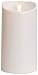 Luminara Realistic Artificial Moving Flame Outdoor Pillar Candle - Moving Flame LED Battery Operated Lights for Outside Christmas, Halloween - Remote Ready - Remote Sold Separately - Ivory - 3.5