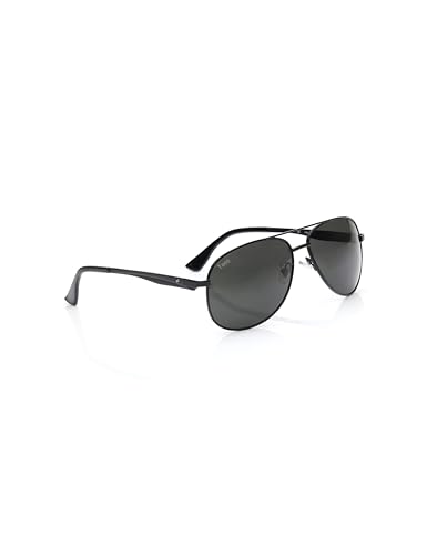 Image of Fastrack Tees Black Aviator Sunglasses for unisex