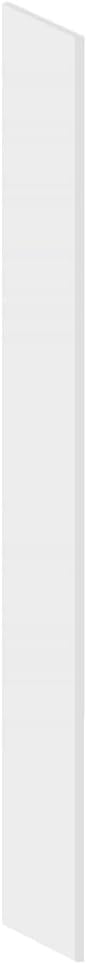 Salsbury Industries 44339AW Side Panel for 15 in. Deep Premier Wood Locker with Sloping Hood Arctic White