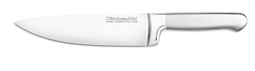 KitchenAid KKFSS8CHST Classic Forged Series Brushed Chef Knife, Stainless Steel, 8