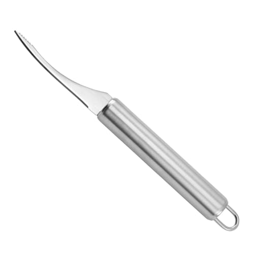 Alipis Sbucciatore per Gamberetti in Acciaio Resistente Pulisce Gamberetti Rimuove Squame Utensile da Cucina Pratico per Uso Prolungato