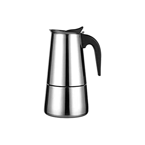 KiNeX Stovetop Espresso Maker, Italian Coffee Maker Moka Pot, 300ml/6 Cup Cover