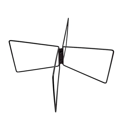 Adrosstoller Soporte de metal plegable para caja de almacenamiento, soporte portátil para caja de hielo, estante de equipaje de metal para picnic al aire libre y pesca