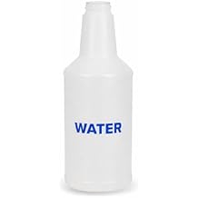 24 oz. Labeled Spray Bottle for Water with Measurement Guides, 3 Pack, Blue/Clear