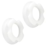 32189 (#32189.0000) Ultra Plastic Front Auger Nose Bushings Replacement for Bunn Beverage Dispensers CDS-3, ULTRA-1, ULTRA-2A, Hopper Auger Nose Bushing, White (2-Pack)