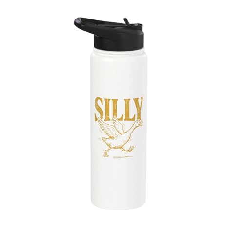 Funny Silly Goose Pun Insulated Water Bottle