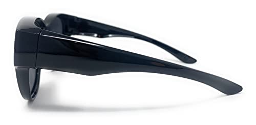 The Elegance 55 mm Fit Over Glasses OTG Polarized Unisex Wrap-Around Butterfly Sunglasses3